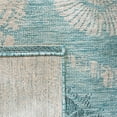 thumbnail image 4 of SAFAVIEH Courtyard Larry Seashells Indoor/Outdoor Runner, 2'3" x 6'7", Aqua/Cream, 4 of 8