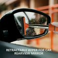thumbnail image 4 of Car Side Mirror Squeegee Side Mirror Small Squeegee Rear View Mirror Wiper With Telescopic Rod Portable Cleaning Tool For Car, 4 of 5
