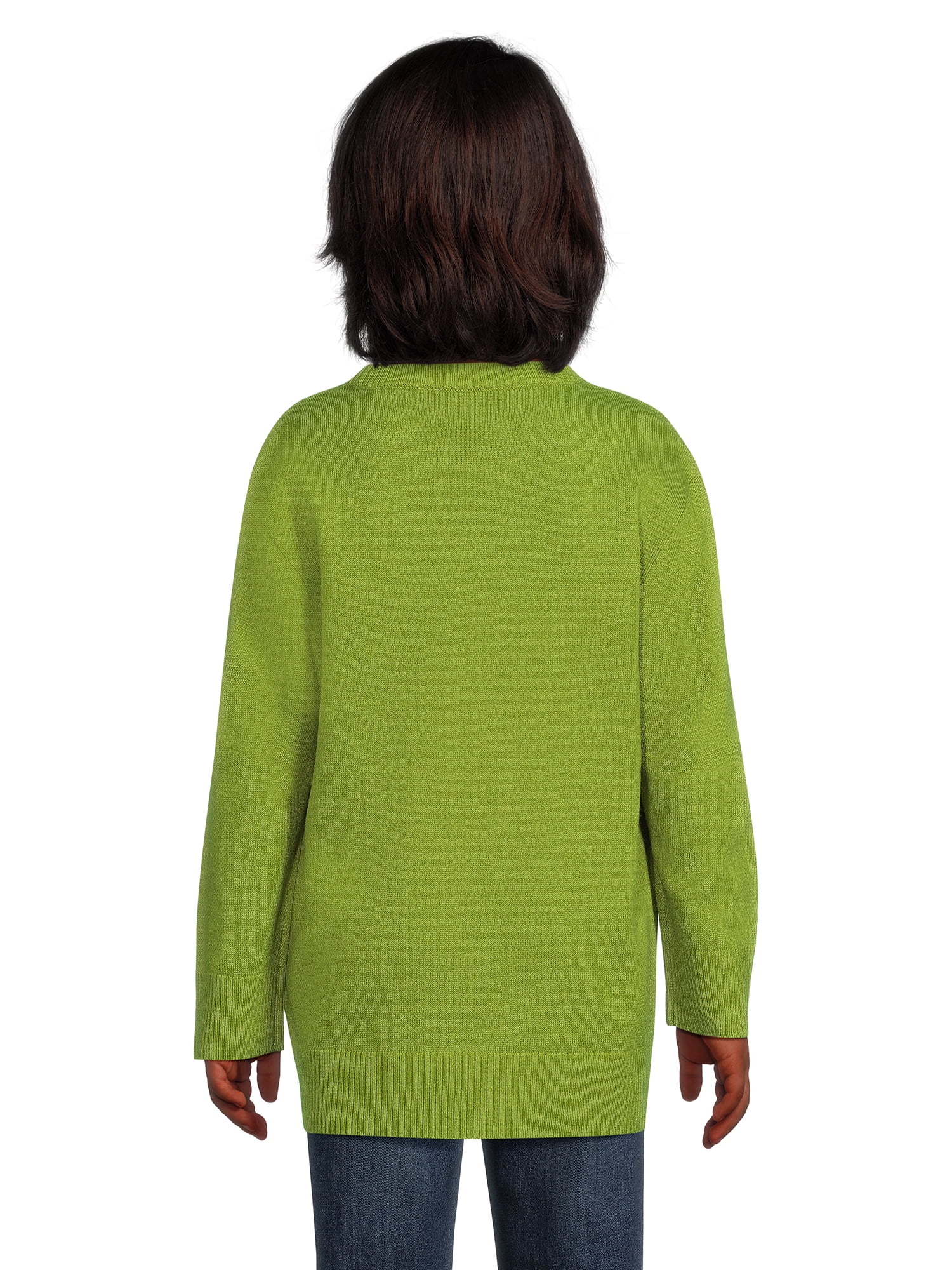 The Grinch Boys Graphic Holiday Crew Neck Sweater, Size XS-2XL