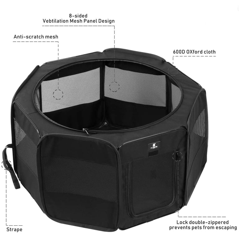 X-ZONE PET Portable Foldable Pet Dog Cat Playpen Crates Kennel
