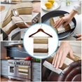 thumbnail image 3 of Wood Grain Brown 1 Pack Kitchen Towel, Water Absorbent Dish Towel, Farmhouse Vintage Country Geometric Decorative Hand Towels - Quick Drying Cloth for Cooking Baking, 18x28 Inch, 3 of 8