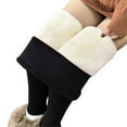 thumbnail image 4 of Outfmvch Fleece Lined Pants Women Thermal Pants Warm Leggings for Women High Waisted Pants for Women Pantyhose for Women Compression Leggings for Women Cargo Pants Black L, 4 of 9