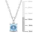 thumbnail image 2 of Everly Women's Topaz Sterling Silver Necklace, 2 of 5