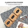 Sticker Label For Containers Stickers 148 Pcs Pantry Oval Labels Jar Black Containers Round Tubs ...