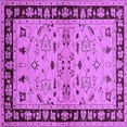 thumbnail image 1 of Ahgly Company Indoor Square Oriental Purple Industrial Area Rugs, 5' Square, 1 of 4