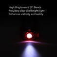 thumbnail image 3 of Warning Shoulder Light, Rechargeable 500mAh Gravity Sensing Shoulder Strobe Light  for Night Riding Red Blue,Yellow,Yellow Blue, 3 of 8