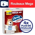 thumbnail image 2 of Charmin Toilet Paper Ultra Strong, 6 Mega Rolls (24 Regular Rolls Equivalent), 2-ply Bathroom Tissue, 2 of 23