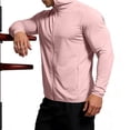 thumbnail image 2 of Mens UPF 50+ Sun Protection Jacket Hooded Long Sleeve Zipper Lightweight Quick Dry Athletic Top with Pockets and Thumb Hole Pink XXL, 2 of 7