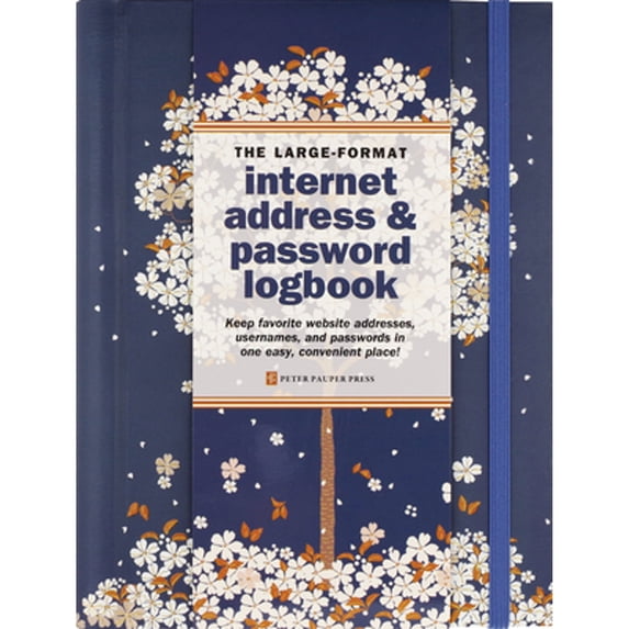 Pre-Owned Falling Blossoms Internet Password Book (Paperback) 1441337989 9781441337986