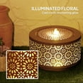 thumbnail image 4 of Outsunny Outdoor Water Fountain with LED Lights Garden Waterfall Fountain, 4 of 10