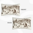 thumbnail image 4 of Bixox Western Desert Cowboys3 Printed Pillow Protector,Super Soft Ideal for Home,Guests,Rentals - 20"x30", 4 of 8