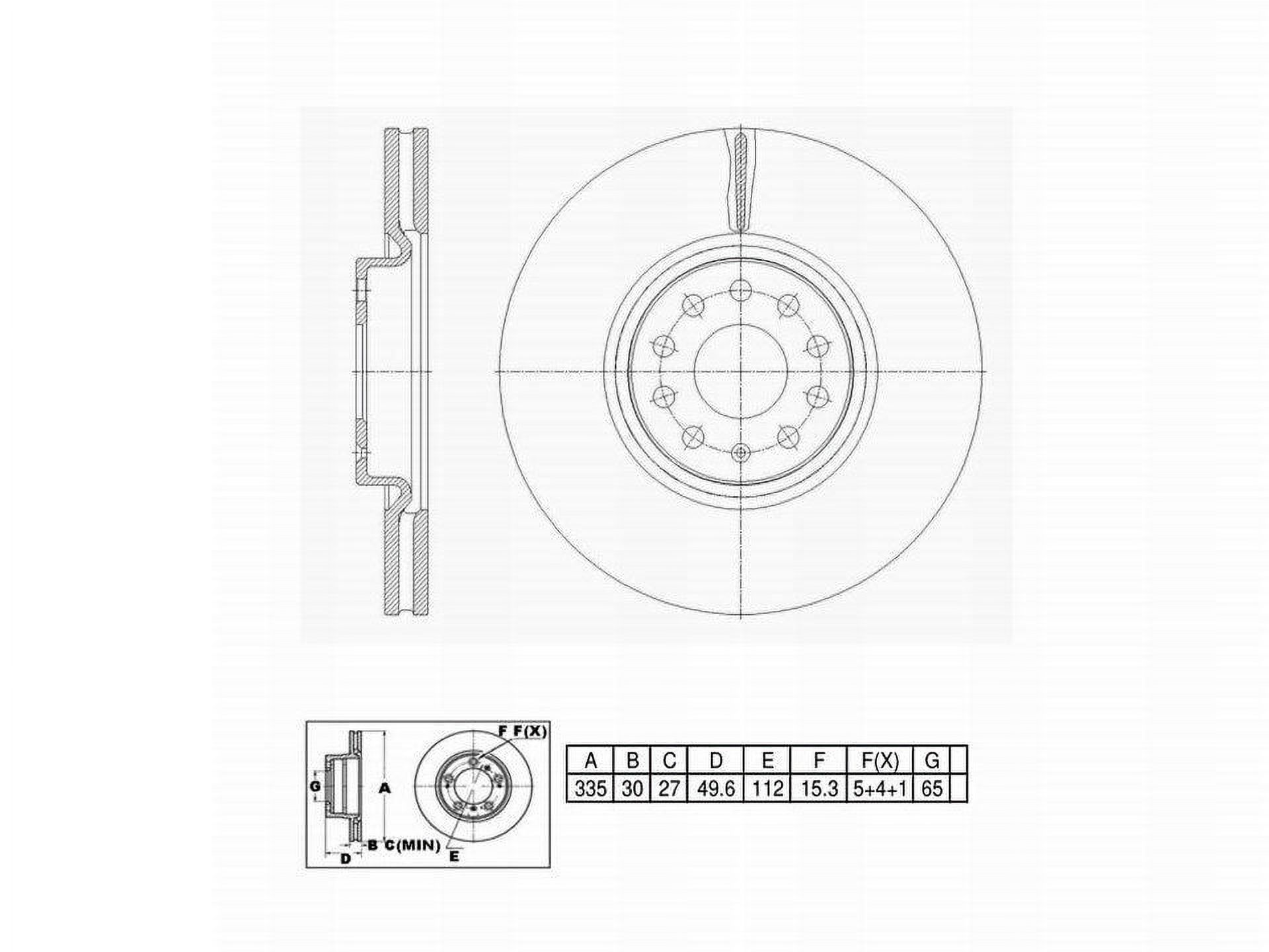 Winstop Brake Rotor, Front WS250876, Volkswagen Atlas 2021-2018