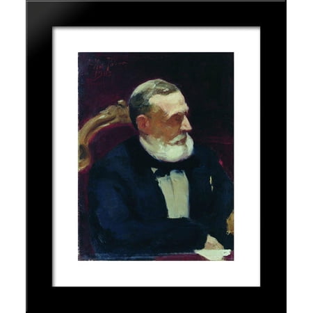Portrait of Ivan Ivanovich Shamshin 20x24 Framed Art Print by Repin, Ilya
