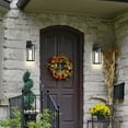 thumbnail image 4 of 18" Matte Black Outdoor Light Fixture Wall Mount Porch Lighting for House, Exterior, Hallway, Doorway, 4 of 9
