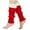 Red, variant on SwiftWear Leg Warmers for Women Girl Y2K Ribbed Leg Warmer Fleece Plush Trim Knitted Christmas Socks Calf Cover Boot Socks