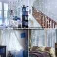 thumbnail image 5 of Luces de Cortina navideñas para Interiores - Blanco frío 300 LED 3 m x 3 m Luces navideñas alimentadas por USB 8 Modos/Temporizador/Control Remoto para decoración de Exteriores/Dormitorio/Fiesta/jard, 5 of 5