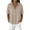 Khaki——Back to Shool Outfits for Women, variant on Womens Cotton Linen Tops Short Sleeve Button Down Shirts Casual Lapel Gauze Blouses for Travel Navy 2XL