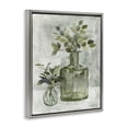 thumbnail image 3 of Stupell Industries Herbal Plants with Green Leaves Botanical & Floral Painting Gray Floater Framed Canvas Art Print Wall Art, 25 x 31, 3 of 9