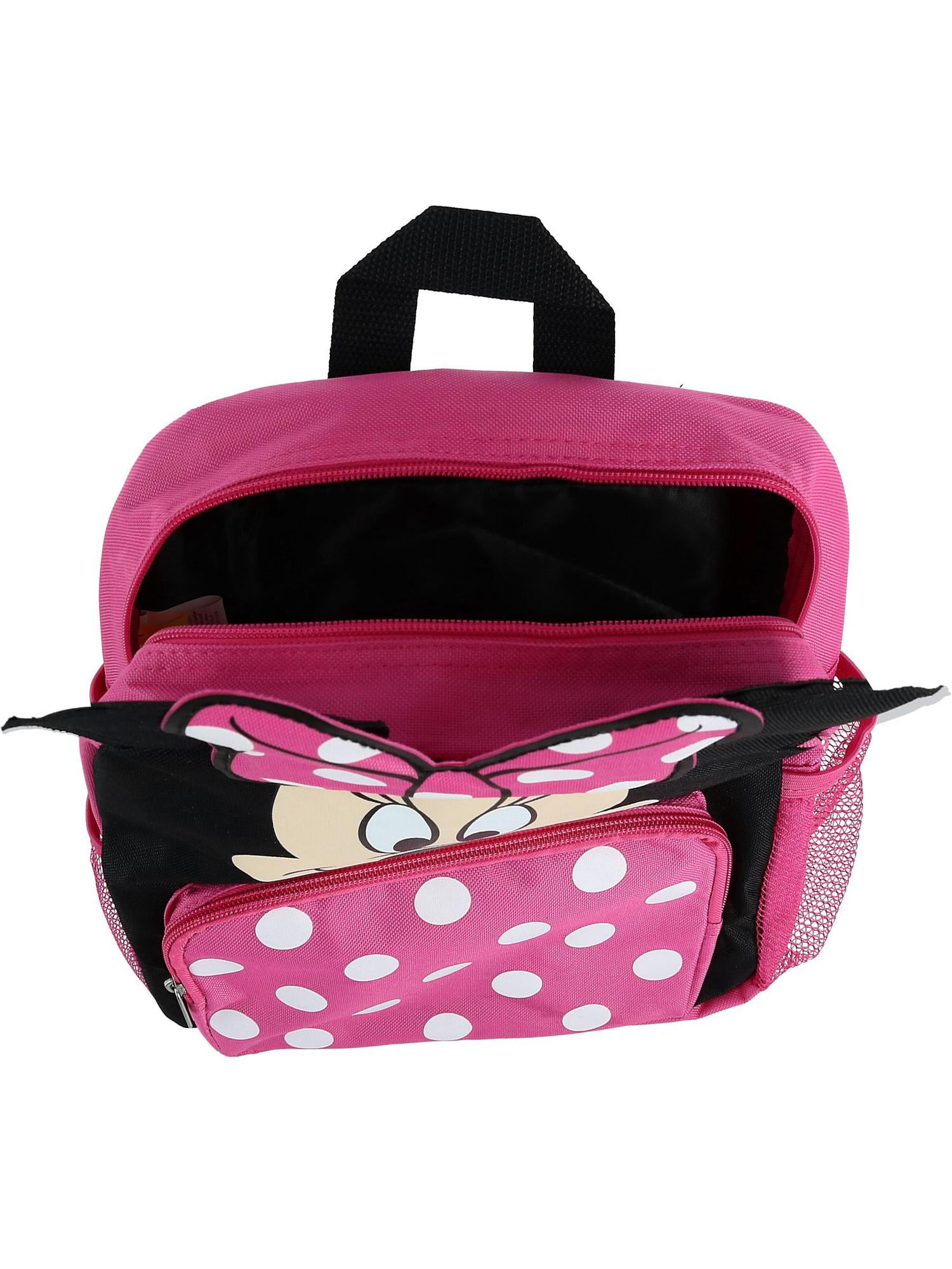 Disney Girl's 12-inch Minnie Mouse Big Face Backpack