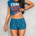 thumbnail image 3 of Lsque Snake Pattern High Waisted Biker Shorts for Women-Tummy Control Fitness Athletic Workout Running Yoga Gym Shorts,Moisture-Wicking-Medium, 3 of 9