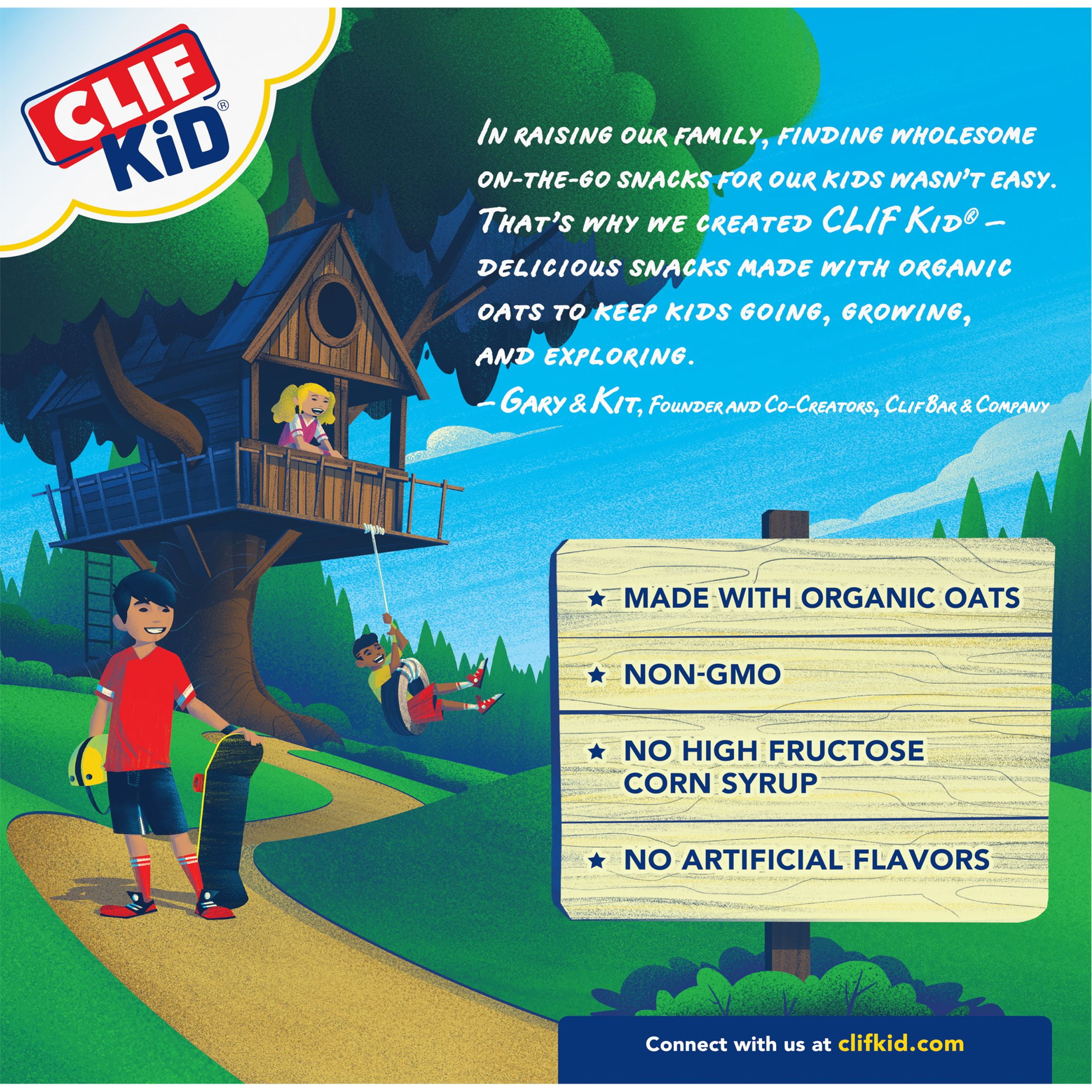 CLIF Kid Zbar Protein - Chocolate Chip - Crispy Whole Grain Snack Bars - Made with Organic Oats - Non-GMO - 5g Protein - 1.27 oz. (Pack of 2)