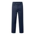 thumbnail image 4 of Telankuip Men's Dress Pants Straight Leg Business Casual Formal Slacks Lightweight Work Trousers Solid Color Big and Tall Pantalones Baggy Hombre Navy M, 4 of 5