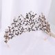 thumbnail image 3 of Zhuge Tiara de boda para novia, diadema de princesa, corona nupcial, joyería para el cabello con diamantes de imitación de cristal, decoración para novia, cumpleaños, graduación, boda (blanco), 3 of 4