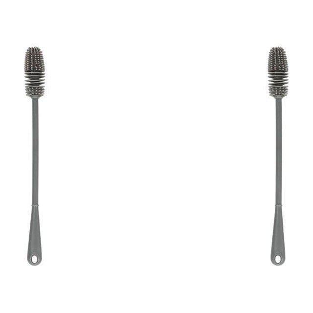 Yuarrent Cepillo de limpieza de botellas de silicona, tazas de café y leche, depurador de , reutilizable, suave, resistente al calor, aparato Type1 NO1