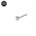 thumbnail image 3 of QQTDFG 1 Pc 20g Titanium Nose Stud I/L/S Shape Round Crystal Nostril Piercing Jewelry-Multicolor-S shape, 3 of 9