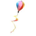 thumbnail image 3 of Hot Air Balloon Outdoor Rainbow Wind Rotation Windmill, 3 of 9