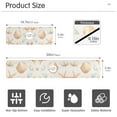 thumbnail image 3 of Yayeee Faucet Mat for Kitchen Sink 14.7" Diatomite Long Splash Guard Pad, Gray Seashell, 2 Pack, 3 of 7