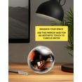 thumbnail image 2 of Skywin Convex Mirror Fortune Magic Ball Cubicle Decorations - Cubicle Mirror, Desk Mirror to See Behind You, Aesthetic Office Cubicle Accessories, Rearview Mirror(Silver), 2 of 7