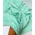 thumbnail image 2 of Mint (1 Yard) Minky Dot Fleece Fabric by the Yard, Dimple Dot Minkee Fabric, Super Soft Plush Fabric for Blankets, Pillow Covers, Soft Toys, Baby Blanket, 2 of 5