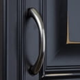 thumbnail image 3 of GlideRite 2-3/4 in. Center Loop Cabinet Hardware Handle Pulls, Satin Nickel, Pack of 5, 3 of 5