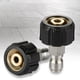 thumbnail image 5 of Monstrate 2 unids/set M22 14mm X 3/8 conector de latón de alta presión accesorios para máquina de limpieza de alta presión adaptador de Suministros de limpieza para el hogar, 5 of 6