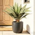 thumbnail image 6 of 20in Faux Agave Plant, UV Protected Green Artificial Agave, Unpotted Mini Fake Succulent for Indoor Outdoor Decoration, 6 of 7