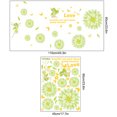 thumbnail image 2 of Flower Wall Sticker Creative Adhesive Letter Flower Wall Decal Wall Art Sticker, 2 of 10