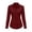 Burgundy, variant on TEAJOPSUU Women's Classic Fitted Dressy Shirts Long Sleeve Button Down Wrinkle-Free Shirts Casual Work Office Blouse Top Olive Green
