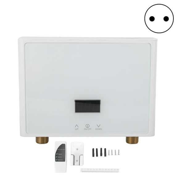 Domestic Instant Water Heater 3000W Intelligent Variable Frequency Constant Temperature Electric Water Heater 220V EU Plug White