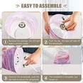 thumbnail image 5 of BZSMCE Table Lamp Creative Pink Octopuses Printed Simple Pattern Night Light, 5 of 8