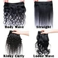 thumbnail image 6 of SEGO Brazilian Deep Wave Curly Human Hair Bundles Loose Wave 100% Unprocessed Virgin Hair Kinky Curly Hair Extensions Natural Black, 6 of 8