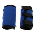 thumbnail image 1 of lionlar 2x Dog Knee Joint Support Brace Protector Leg Wound Compression Wrap Blue S, 1 of 9