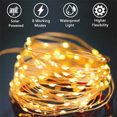 thumbnail image 4 of 42M Solar LED Light Outdoor Festoon Lamp Garden Fairy Light String Led Twinkle Waterproof Lamp Christmas Garland Yard Decoration, 4 of 5