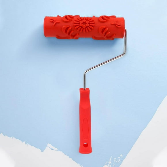 Xingzhi Patterned Paint Roller Embossing Texture Rubber Roller Classic with Handle