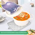 thumbnail image 3 of Yayeee Pot Holders Kitchen Heat Resistant with Pocket 7"x9.8" Cotton Oven Cooking Hot Pads, Purple Forest, 3 of 7
