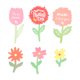 thumbnail image 1 of GOOHOCHY 60 piezas de palillos para tartas del Día de la Madre, adornos para tartas, decoración para tartas del Día de la Madre, 1 of 8