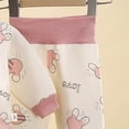 thumbnail image 6 of NIEWTR Baby Girl Clothes Toddler Kids Sweatsuits 2 Piece Set Infant Girl Long Sleeve Crewneck Top with Elastic Waist Sweatpants Loungewear for Sleeping Daily in 0-6T(A-Pink,9-12 Months), 6 of 7
