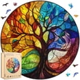 thumbnail image 1 of Puzzle de madera Jiroinlly 3D Tree of Life 500 piezas, 1 of 7