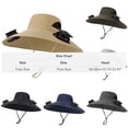 thumbnail image 3 of Wide Brim Solar Fan Hat, Fishing Hat with 2 Solar Fan, 3 Speed Solar Powered Fisherman Hat, USB Solar Charging Sun Hats, Fan Built in, Father's Day Gift for Men,Summer Essentials for Women,Army Green, 3 of 5