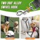 thumbnail image 4 of Divisor de correa doble para perros, acoplador de correa giratorio de 360 ​​​​grados antienredos, adecuado para pasear a 2 perros, correa dual reflectante ajustable que absorbe los golpes, 4 of 5
